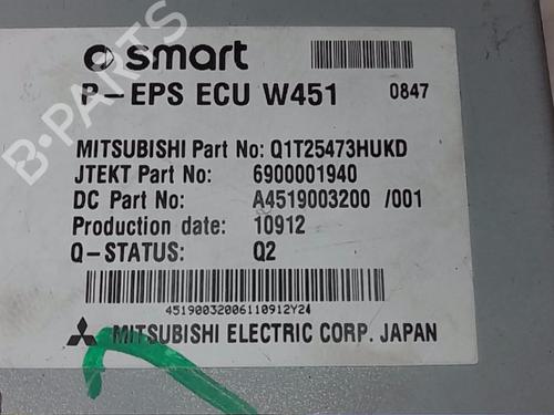 Calculateur direction SMART FORTWO Coupe (453) 1.0 (453.342, 453.343) (71 hp) 16869793