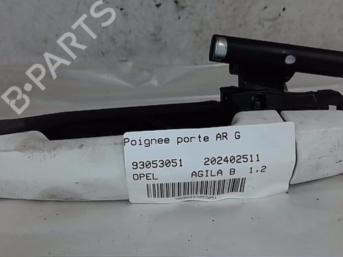 Used Rear left exterior door handle OPEL AGILA B (H08) 1.2 (F68) (86 hp) 21755085