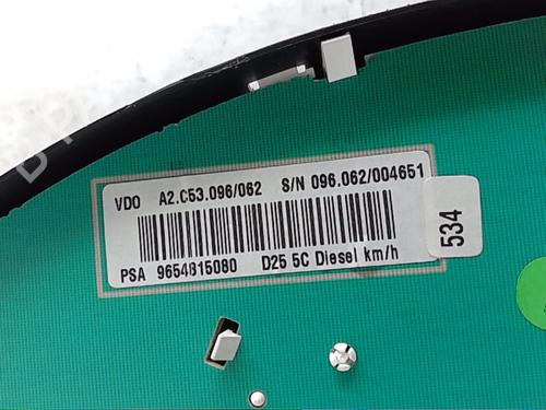 Used Instrument cluster PEUGEOT 407 Coupe (6C_) 2.7 HDi (204 hp) 17761665