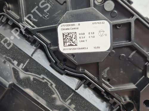 Climate control RENAULT ZOE (BFM_) | BP37252615I5 - Image 3