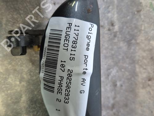 Türgriff vorne links außen für PEUGEOT 107 (PM_, PN_) 1.0 (68 hp) 30916099
