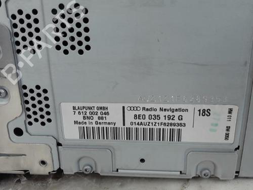 Radio AUDI A4 B7 Avant (8ED)  | BP18315371E6 