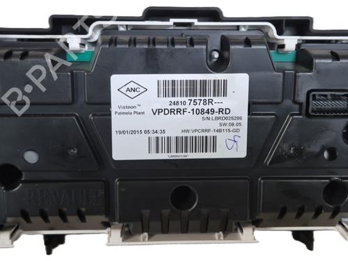 Instrument cluster RENAULT CAPTUR I (J5_, H5_) 1.5 dCi 90 (J5N4, J5M5, J5MW, J5M6, J5AL, J5AJ) | BP27856586C47 - Image 5