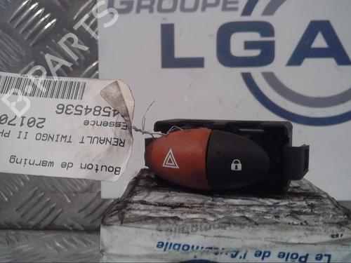Used Warning switch RENAULT TWINGO II (CN0_) [2007-2025]  13866285