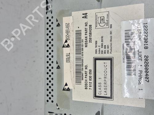 Bilradio Bilradio NISSAN JUKE (F15) 1.5 dCi (110 hp) 36444141 36444141