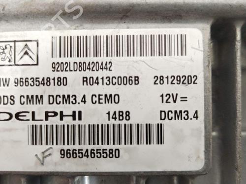 Engine control unit (ECU) PEUGEOT 407 (6D_) 2.0 HDi 135 (6DRHRH, 6DRHRE, 6DRHRG, 6DRHRJ) | BP29008686M57 - Image 4