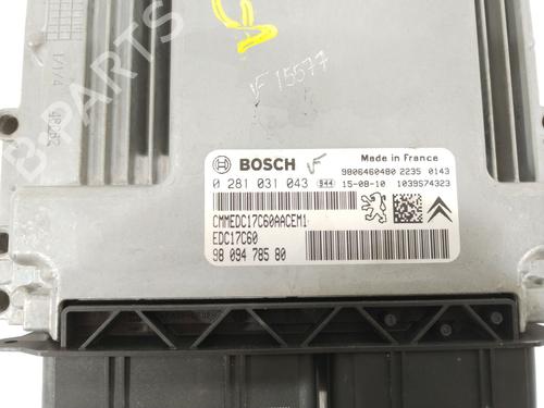 Engine control unit (ECU) PEUGEOT PARTNER Tepee 1.6 BlueHDi 100 | BP29751205M57 