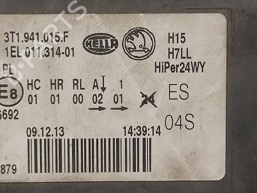 Left headlight SKODA SUPERB II (3T4) 2.0 TDI 16V | BP34633816C28  - Image 5