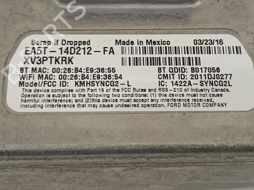 Electronic module FORD C-MAX II (DXA/CB7, DXA/CEU)  | BP15121752M83 