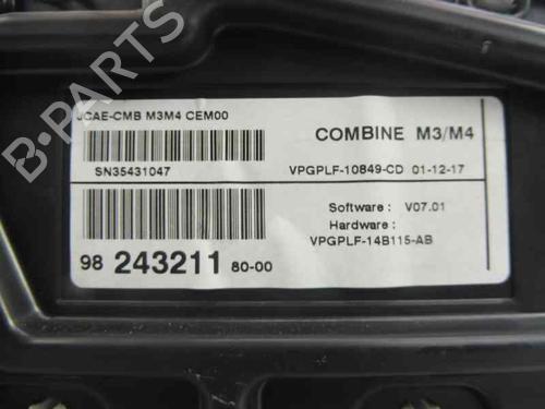 Instrument cluster CITROËN C-ELYSEE (DD_)  | BP1854409C47 