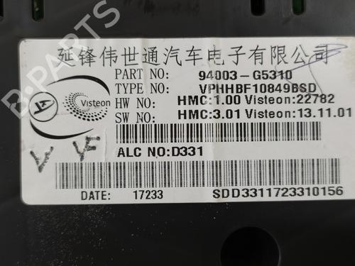Instrument cluster KIA NIRO I (DE) 1.6 GDI Hybrid | BP4850502C47 