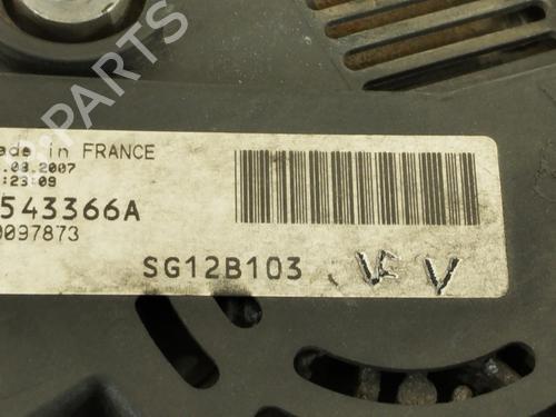 Alternator NISSAN KUBISTAR MPV (X76)  | BP9829411M7 