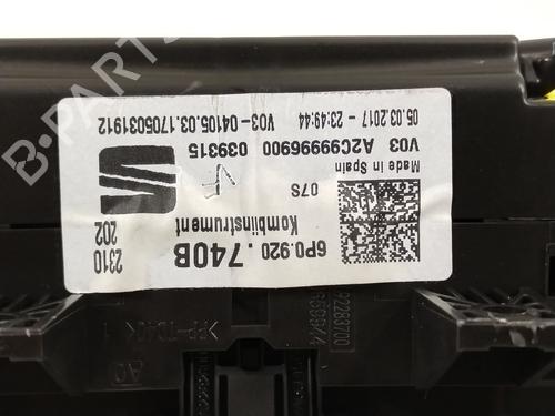 Instrument cluster SEAT IBIZA IV (6J5, 6P1) 1.2 TSI | BP31252735C47 