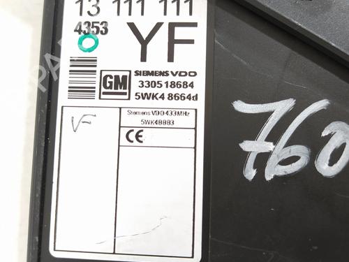 Electronic module OPEL MERIVA A MPV (X03)  | BP9680446M83 