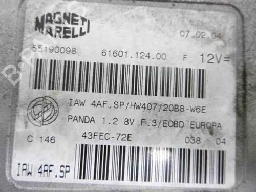 Engine control unit (ECU) FIAT PANDA (169_) | BP1847847M57 - Image 3