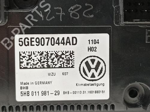 Climate control VW GOLF VII (5G1, BQ1, BE1, BE2) 1.4 GTE Hybrid | BP19054484I5 