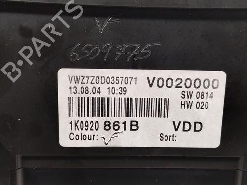 Instrument cluster VW GOLF V (1K1) 1.9 TDI | BP30684393C47 