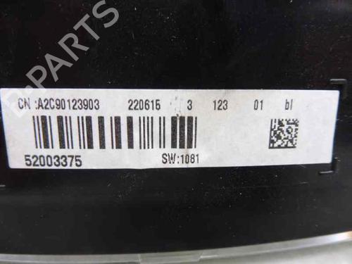 Instrument cluster FIAT 500L (351_, 352_) 1.6 D Multijet (199LYD1B) | BP1981628C47 
