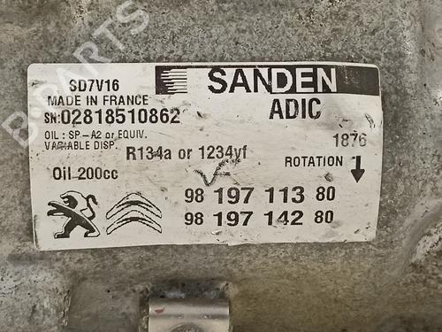 AC compressor PEUGEOT BOXER Van 2.0 BlueHDi 160 | BP17491022M34 