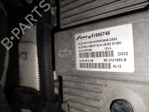 Engine control unit (ECU) FIAT DOBLO Cargo (263_) 1.3 D Multijet | BP36700262M57 - Image 2