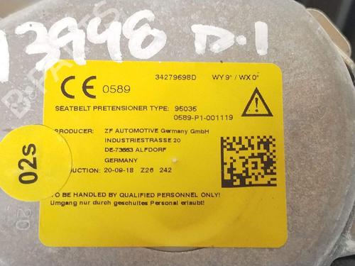 Front left seatbelt SEAT LEON (KL1, KLG) 1.5 TSI | BP39531063I26 - Image 3