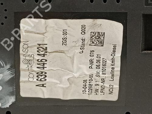 Instrument cluster MERCEDES-BENZ VITO / MIXTO Van (W639)  | BP16786463C47 