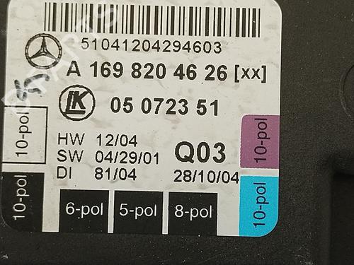 Electronic module MERCEDES-BENZ A-CLASS (W169) A 180 CDI (169.007, 169.307) | BP33434643M83 - Image 4