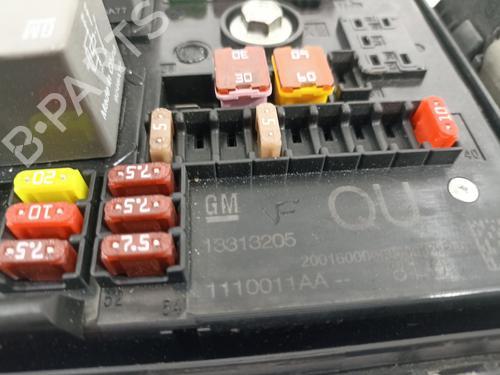 Fuse box OPEL ASTRA J (P10)  | BP16549668E1 