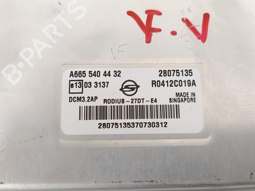 Engine control unit (ECU) SSANGYONG RODIUS I  | BP10543828M57 