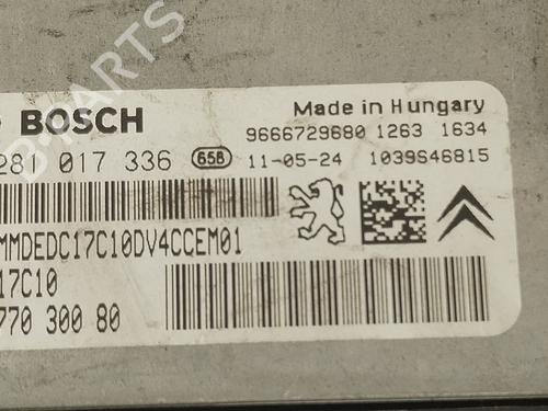 Engine control unit (ECU) CITROËN C3 II (SC_) 1.4 HDi 70 (SC8HZC, SC8HR0, SC8HP4) | BP33843600M57  - Image 5