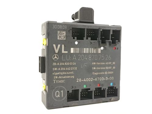 Used Electronic module MERCEDES-BENZ C-CLASS (W204) C 200 Kompressor (204.041) (184 hp) 18024331