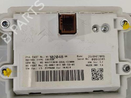 Instrument cluster PEUGEOT 2008 I (CU_) | BP7657133C47