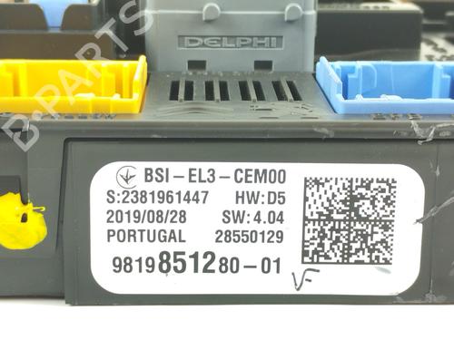 Fuse box OPEL CROSSLAND X / CROSSLAND (P17, P2QO) 1.2 (75) | BP12255226E1 