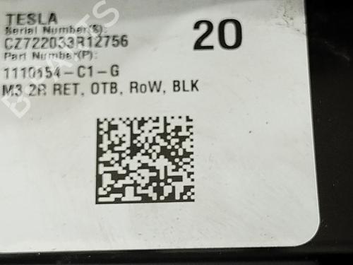Rear right seatbelt TESLA MODEL 3 (5YJ3) EV | BP36238568I28  - Image 5