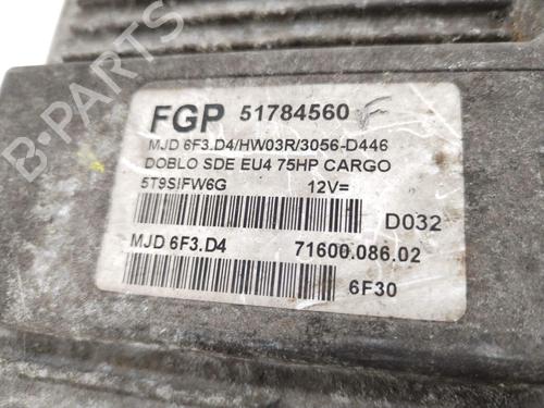 Engine control unit (ECU) FIAT DOBLO Box Body/MPV (223_) 1.3 D Multijet | BP31291435M57 - Image 3