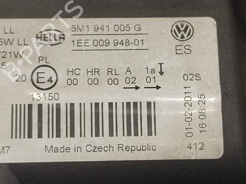 Left headlight VW GOLF PLUS V (5M1, 521) 1.6 TDI | BP33208710C28 - Image 4