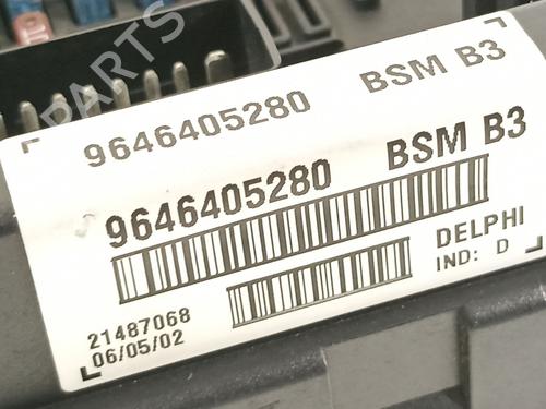 Fuse box PEUGEOT 206 CC (2D)  | BP20334374E1 
