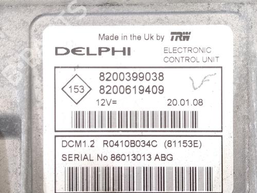 Computer motormanagement RENAULT MEGANE II (BM0/1_, CM0/1_)  | BP11753252M57 