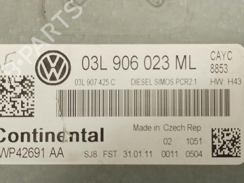Engine control unit (ECU) VW GOLF PLUS V (5M1, 521) 1.6 TDI | BP32505431M57  - Image 5