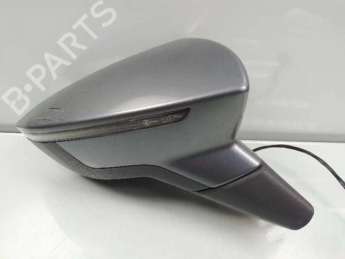 Used Right mirror SEAT LEON (5F1) 1.6 TDI (105 hp) 6307668