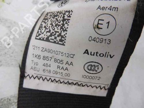 Rear left seatbelt VW GOLF VI (5K1)  | BP7443222I29 