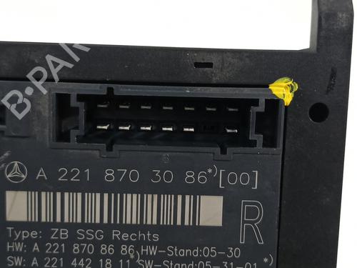 Electronic module MERCEDES-BENZ S-CLASS (W221, V221) S 350 (221.056, 221.156) | BP15187459M83 