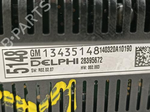 Climate control OPEL ASTRA J Sports Tourer (P10) 1.7 CDTI (35) | BP16776905I5 