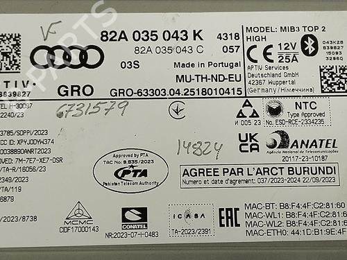 Radio AUDI A1 Sportback (GBA) 30 TFSI | BP33208714E6 - Image 5