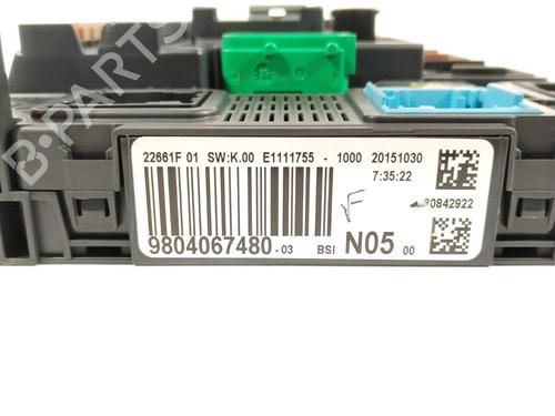 Fuse box CITROËN C4 SPACETOURER (3D_) 1.6 BlueHDi 100 | BP35945468E1 - Image 2