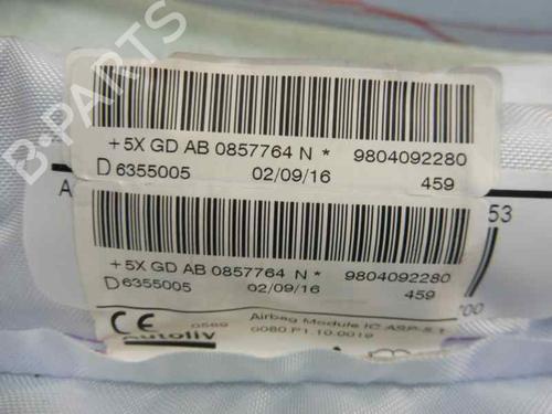 Right curtain airbag PEUGEOT 208 I (CA_, CC_)  | BP4398806C12 