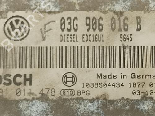Engine control unit (ECU) VW GOLF V (1K1) 1.9 TDI | BP33293013M57 - Image 4
