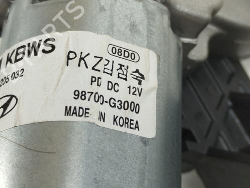 Rear wiper motor HYUNDAI i30 (PDE, PD, PDEN)  | BP12260192M102 