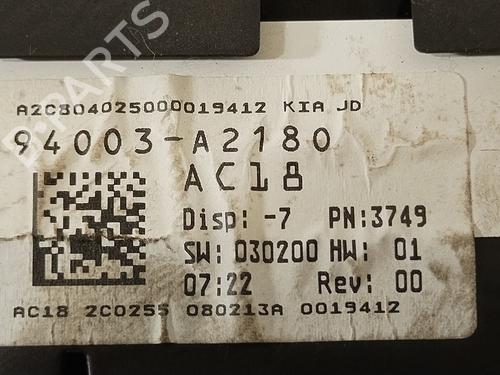 Instrument cluster KIA CEE'D (JD) 1.4 CVVT | BP33941097C47 - Image 6