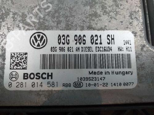 Engine control unit (ECU) SEAT LEON (1P1)  | BP4851452M57 